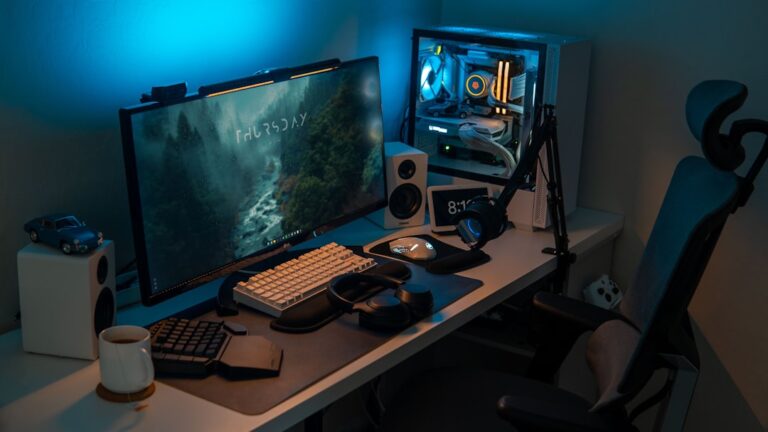Photo Gaming setup