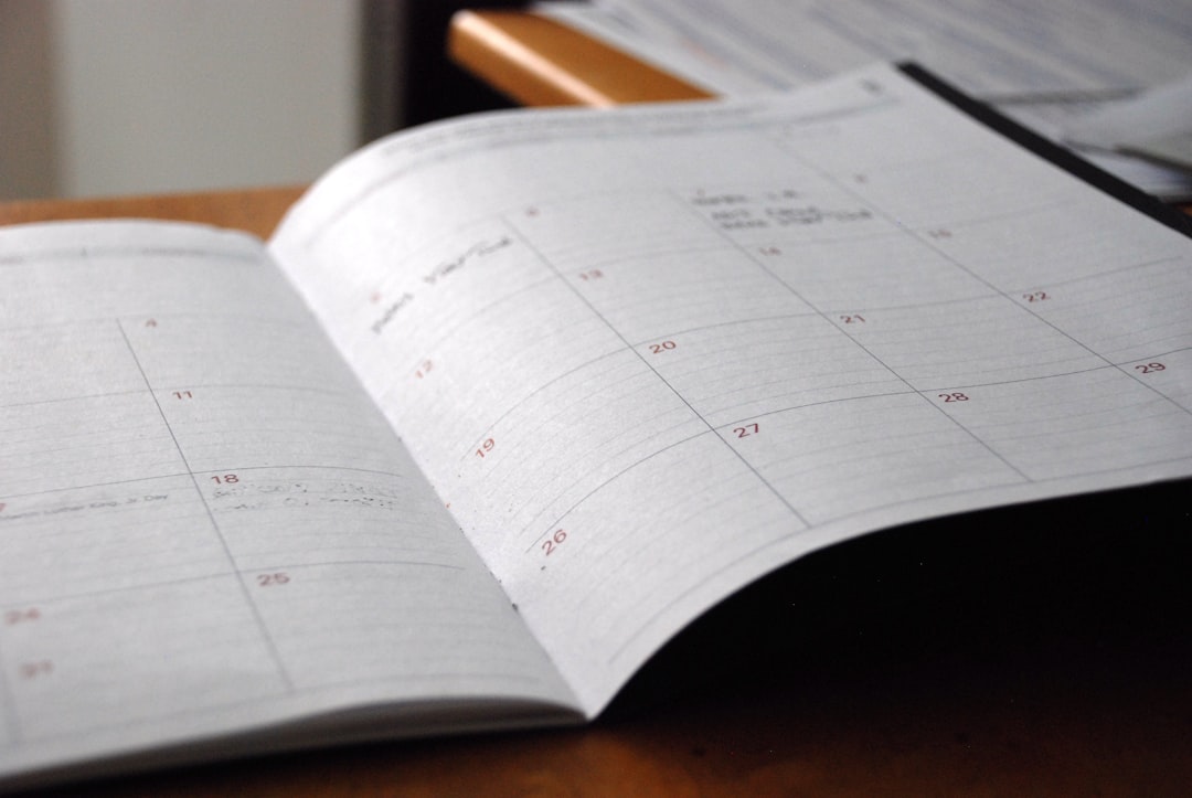 Photo Desk calendar
