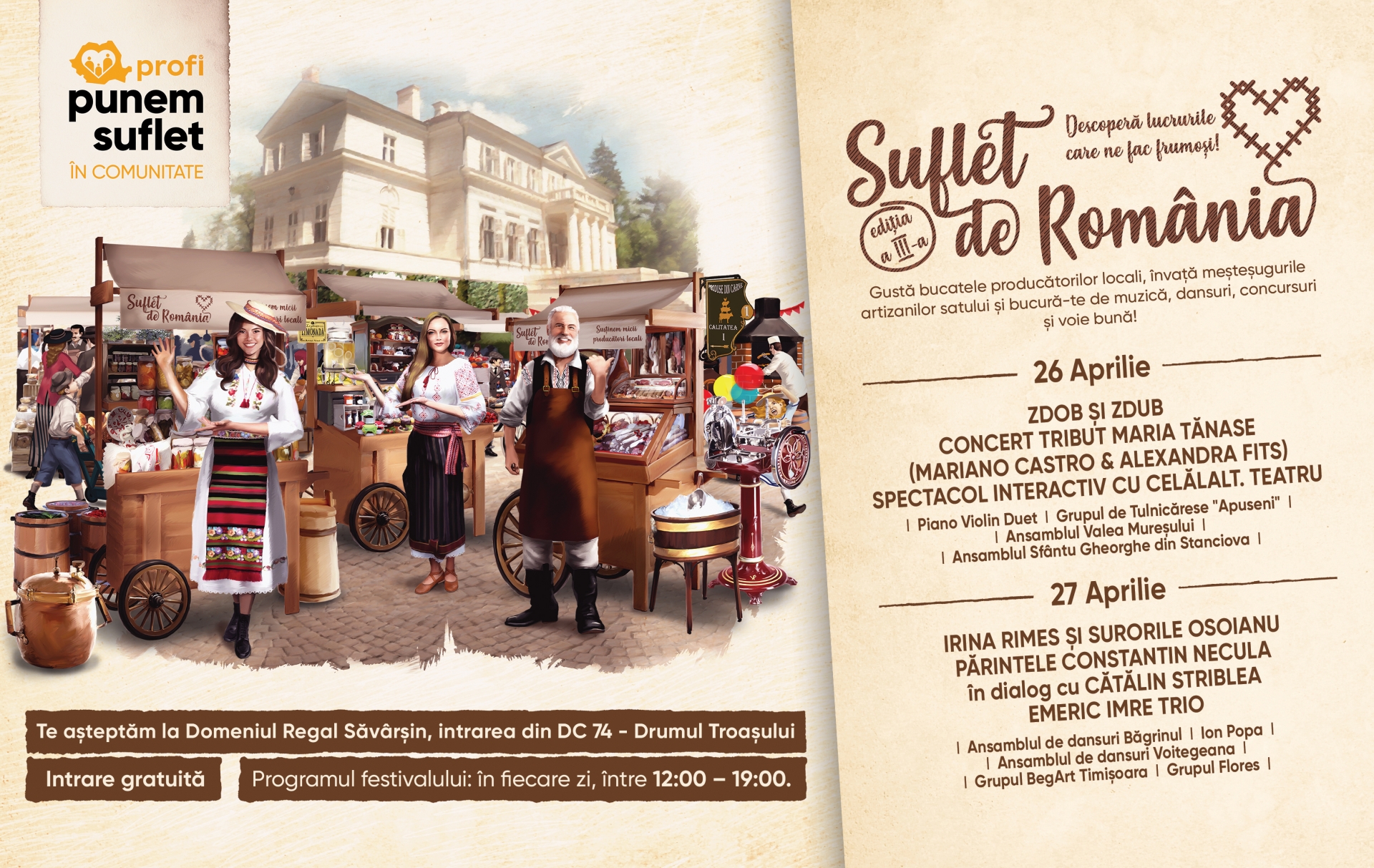 Festivalul Suflet de Romania - Editia a III-a pe Domeniul regal Savarsin