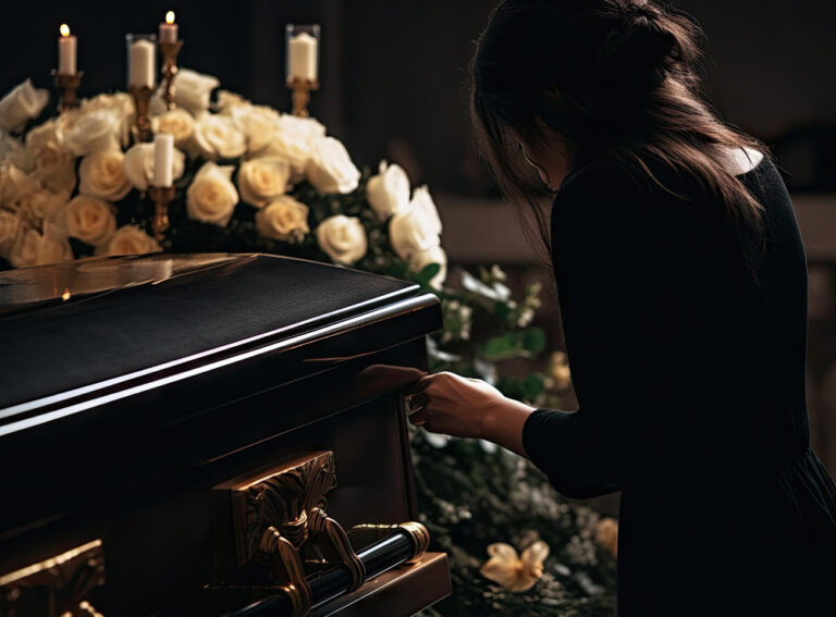 sprijinul unei firme de pompe funebre