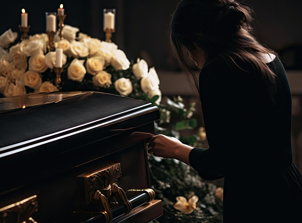 sprijinul unei firme de pompe funebre