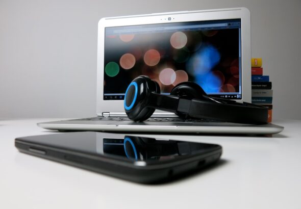 Photo laptop for studies